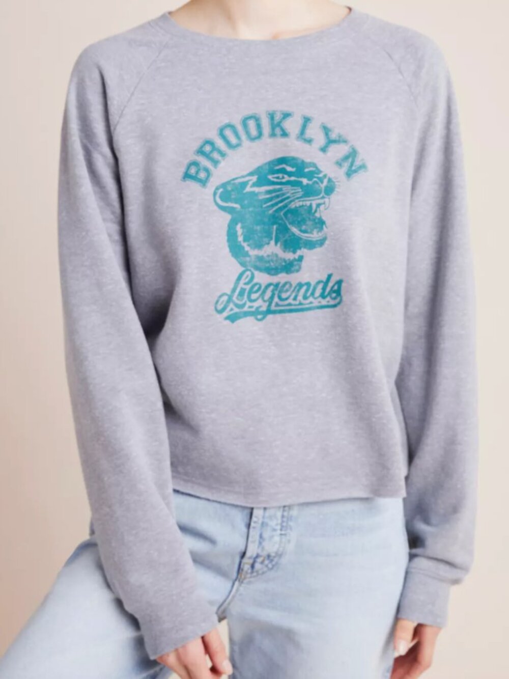 Anthropologie Brooklyn Legends Graphic Sweatshirt